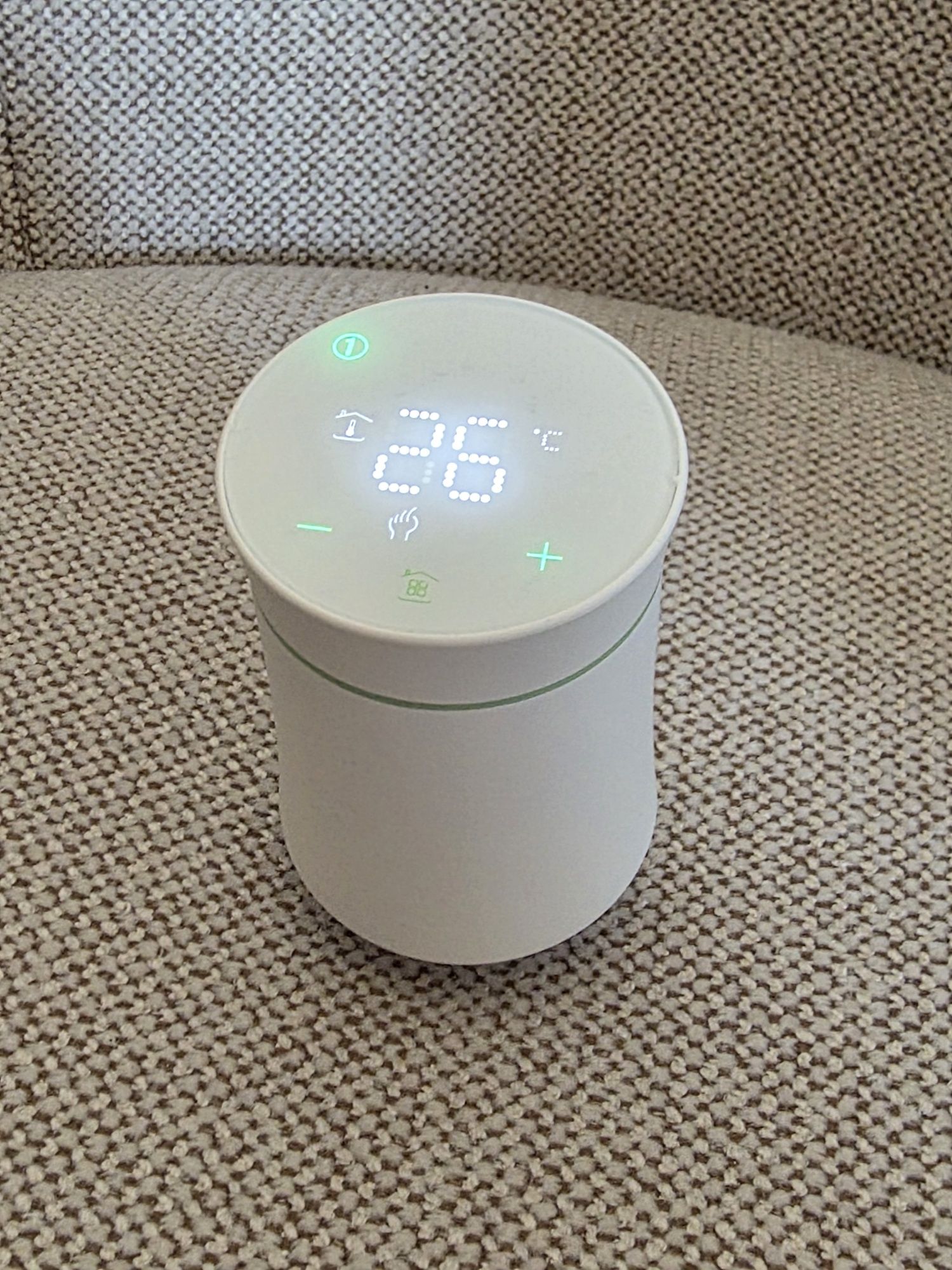 Inteligenta głowica smart zigbee biała Moes