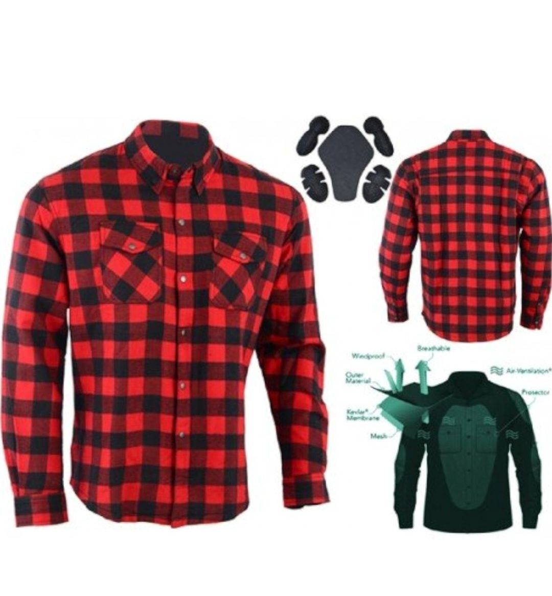 Camisa motard Biker Gear Australia Tam. M