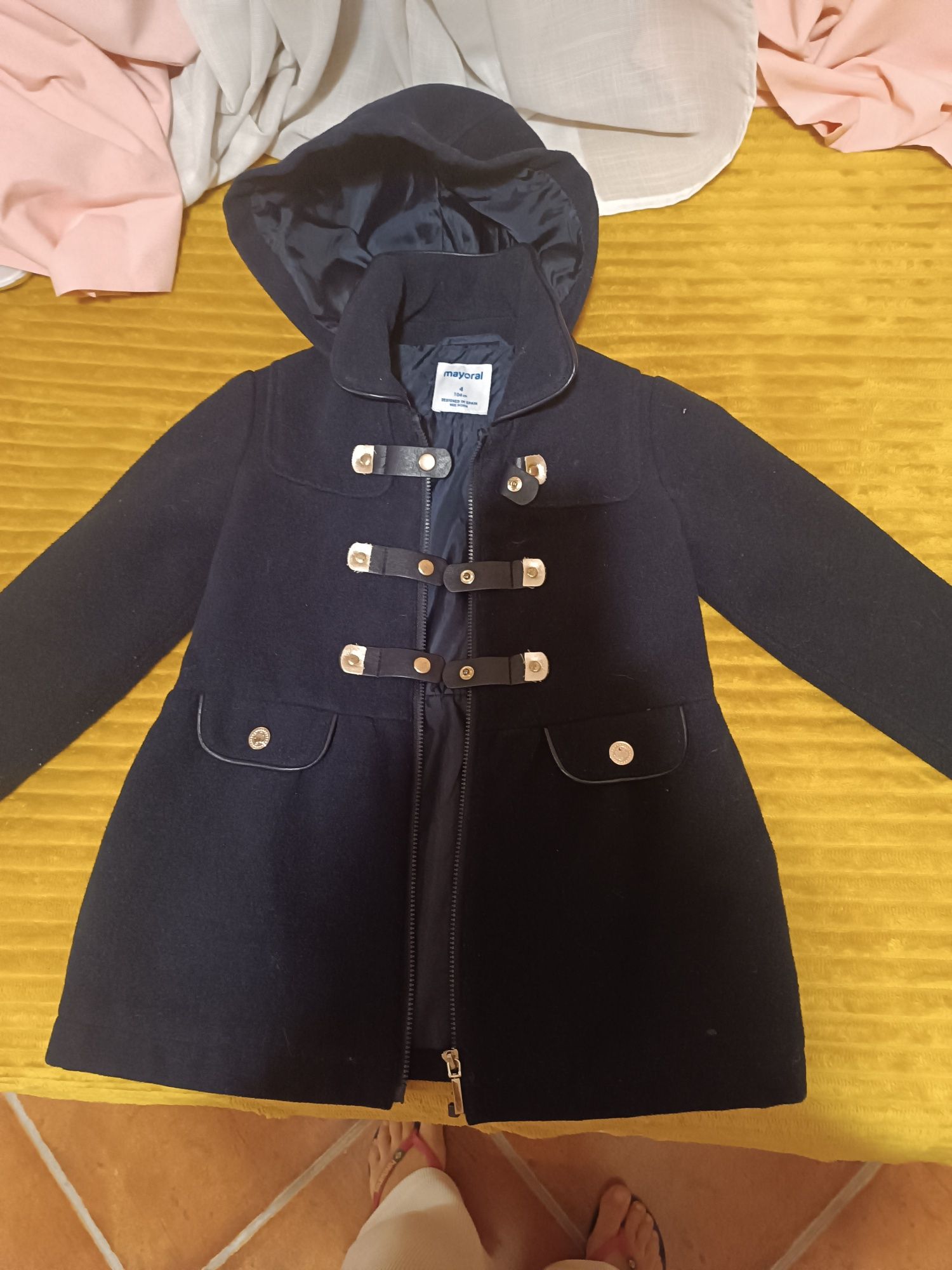 Casaco fazenda Mayoral muito bonito para cerimónia no inverno para 5 a