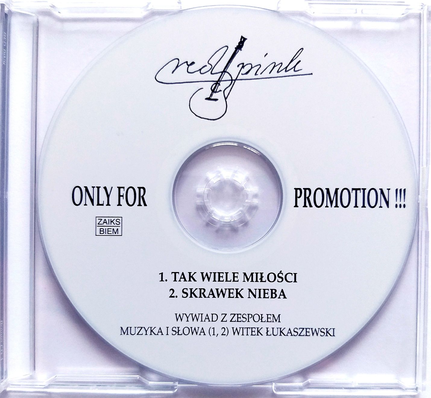CDs Red Pink Tak Wiele Miłości 2002r Not For Sale