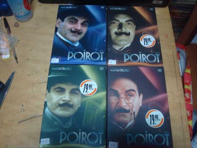 lote series originais poirot,simpsons,Seinfeld,benny hill etc