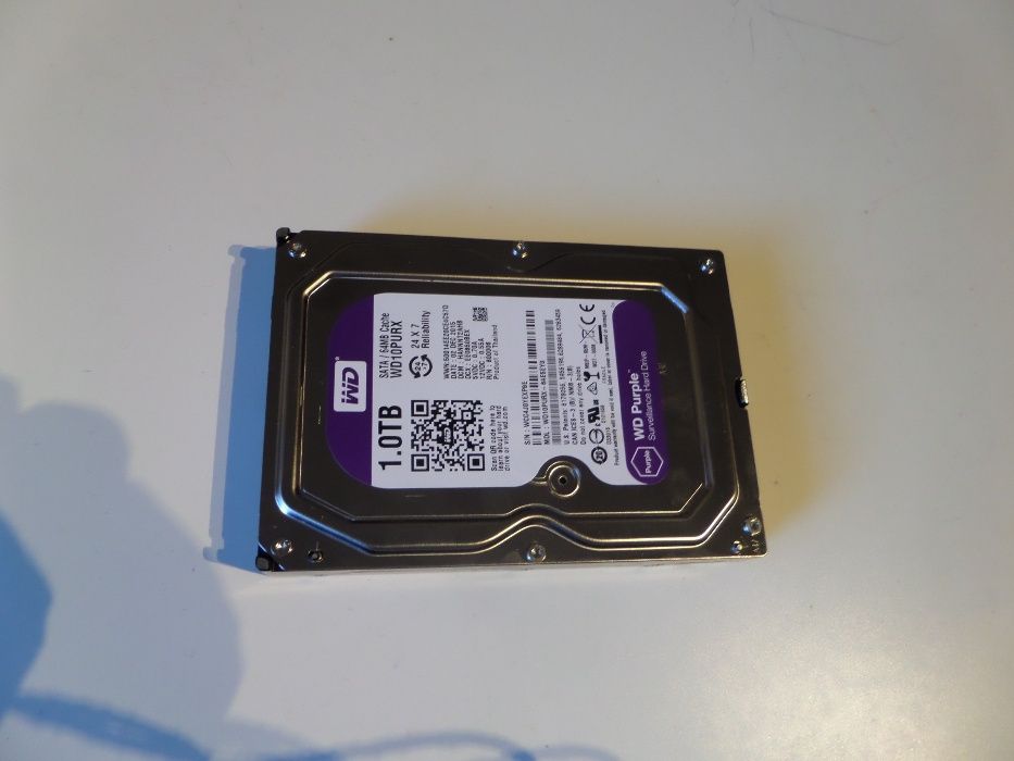 Disco rígido 1 TB purple para CCTV WD, novo