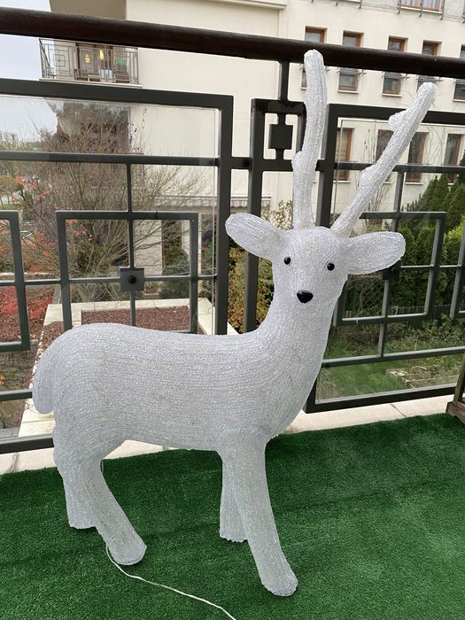 Renifer LED akrylowy dekoracja swiateczna