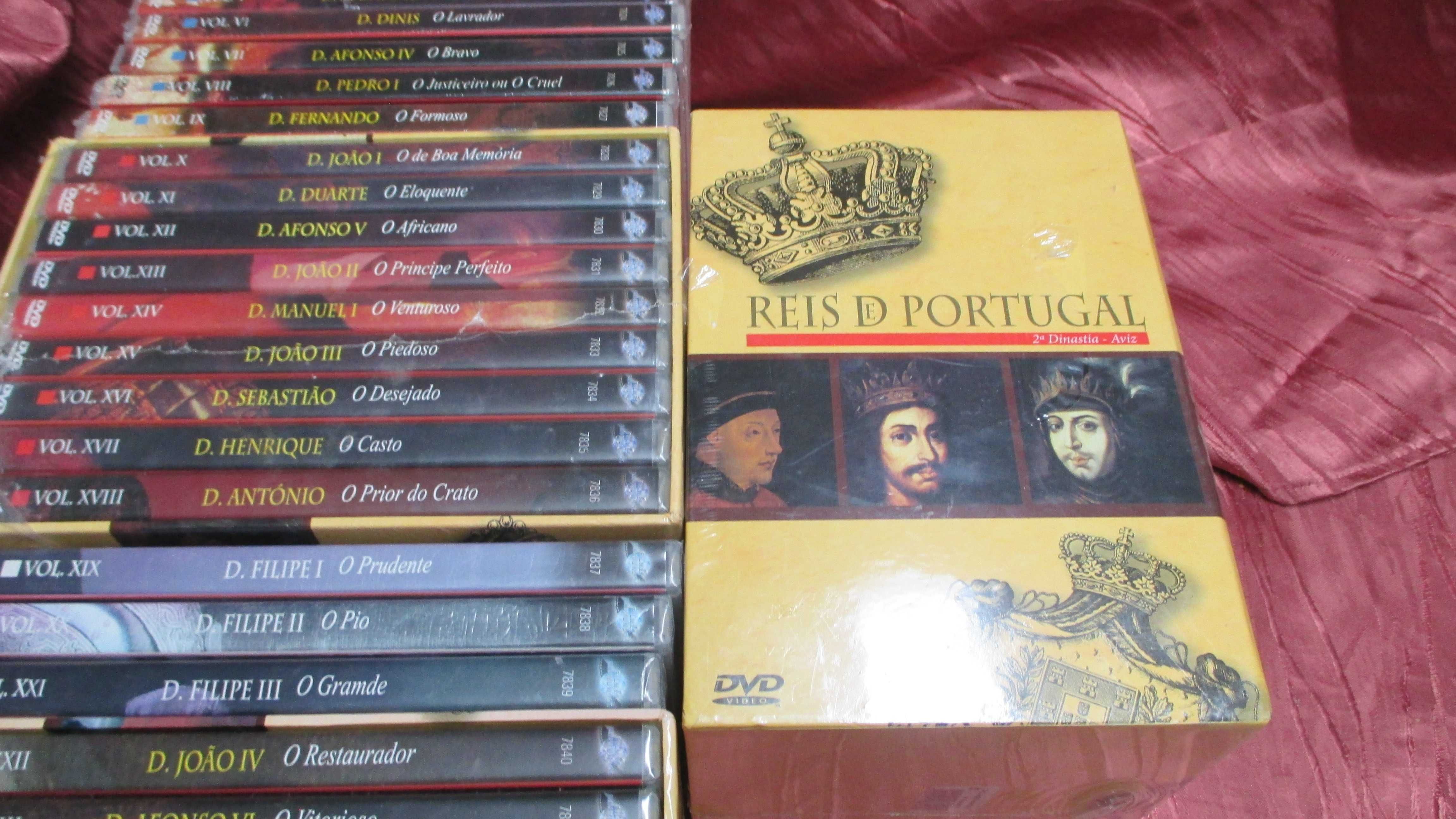 DVD ( Colecção 35 DVD ) Novos Reis de Portugal