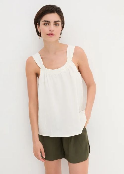 B.P.C top lniany ecru 54.