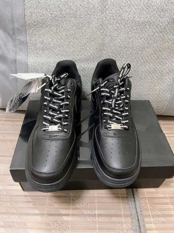 *NoweNikeAirForce1Supreme*Black.36