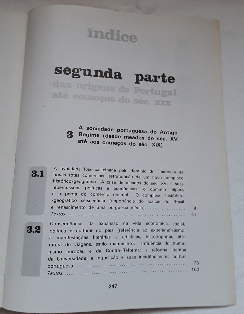 Livros escolares: História de Portugal, 1 e 2 Volumes, 1983