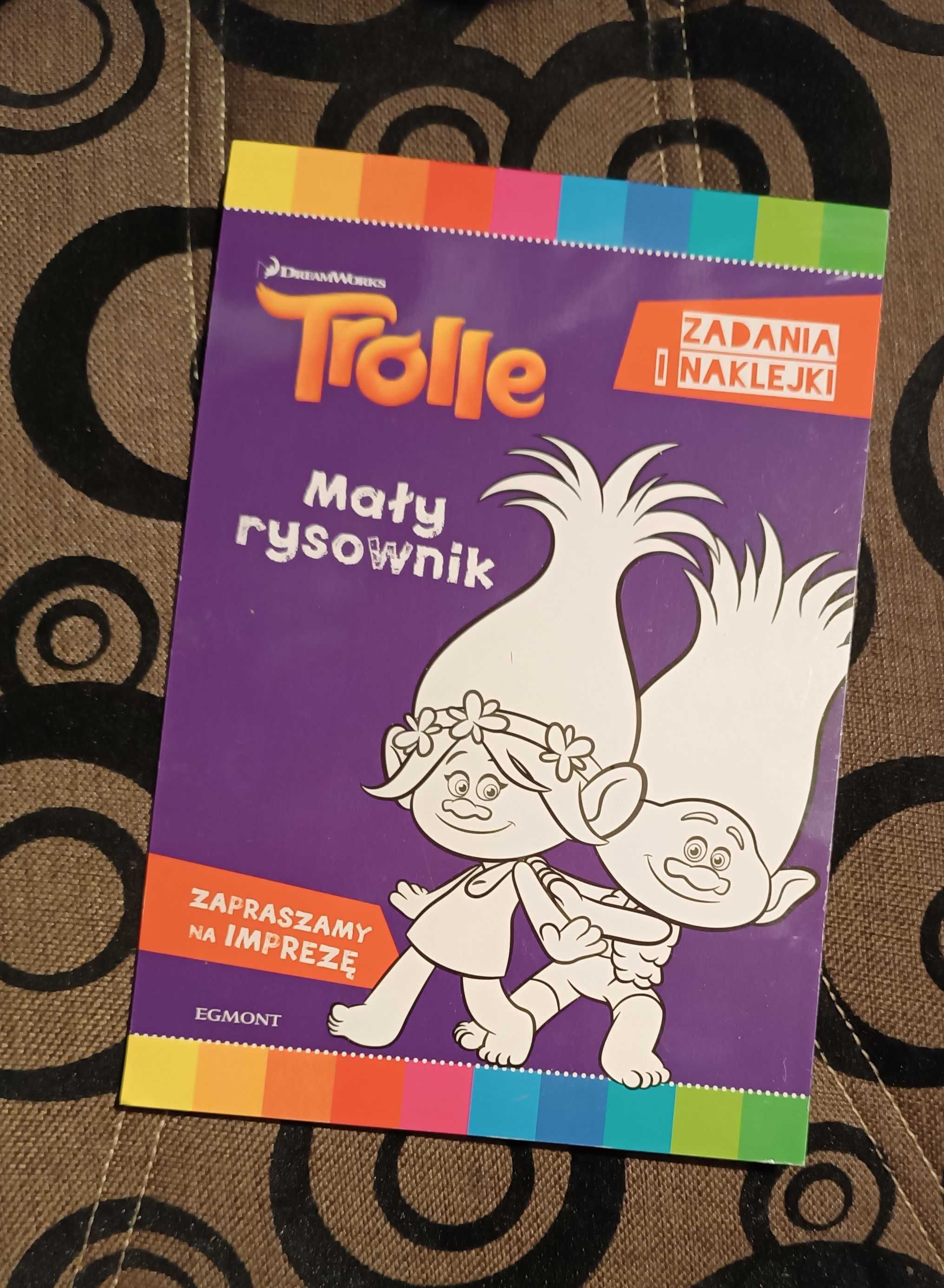TROLLE Mały rysownik Zadania z naklejkami