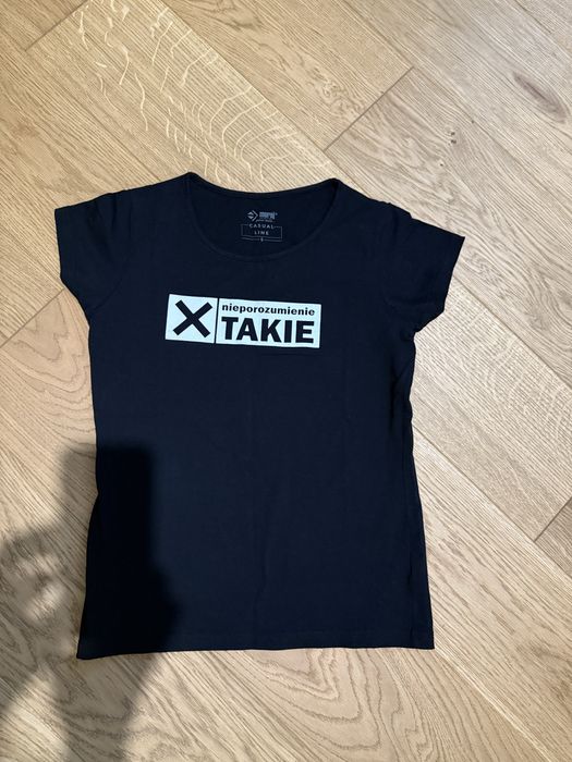 Bluzka, rozkiar S, czarna, nowa