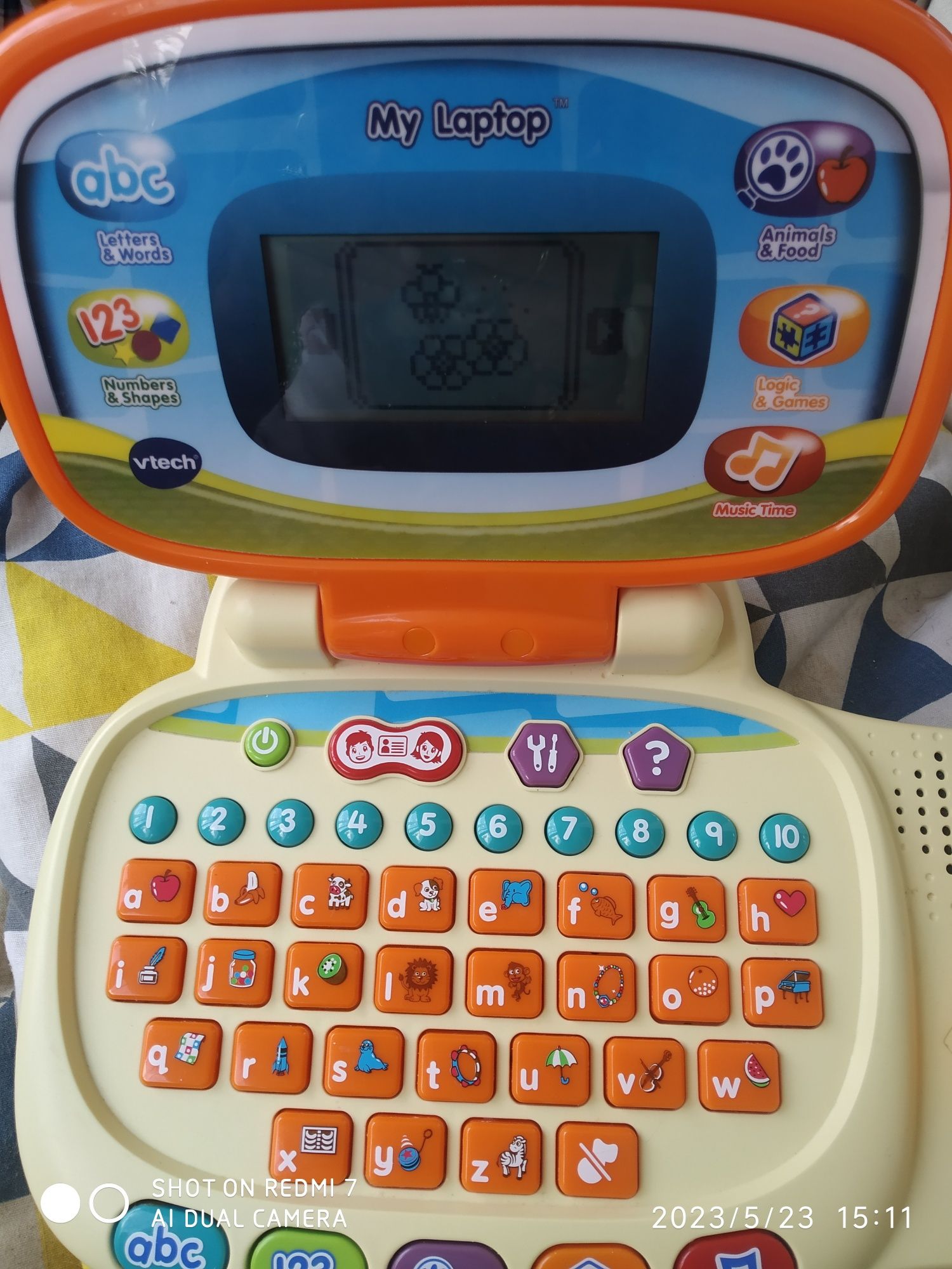 Детский компьютер VTech игровой,интерактивный,обучающий ноутбук Tote&G