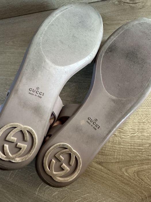 Gucci oryginalne baleriny gumowe 40