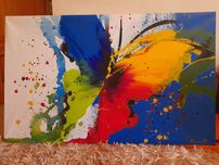 Quadro pintado a mão