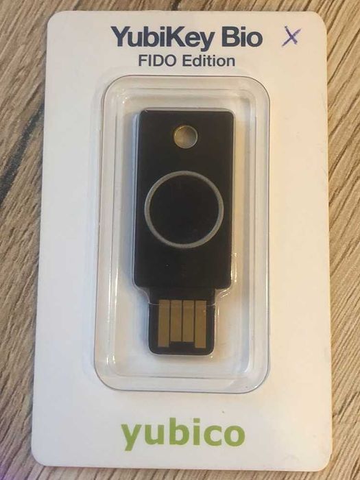 Yubikey BIO. Klucz sprzętowy MFA na USB-A , nowy