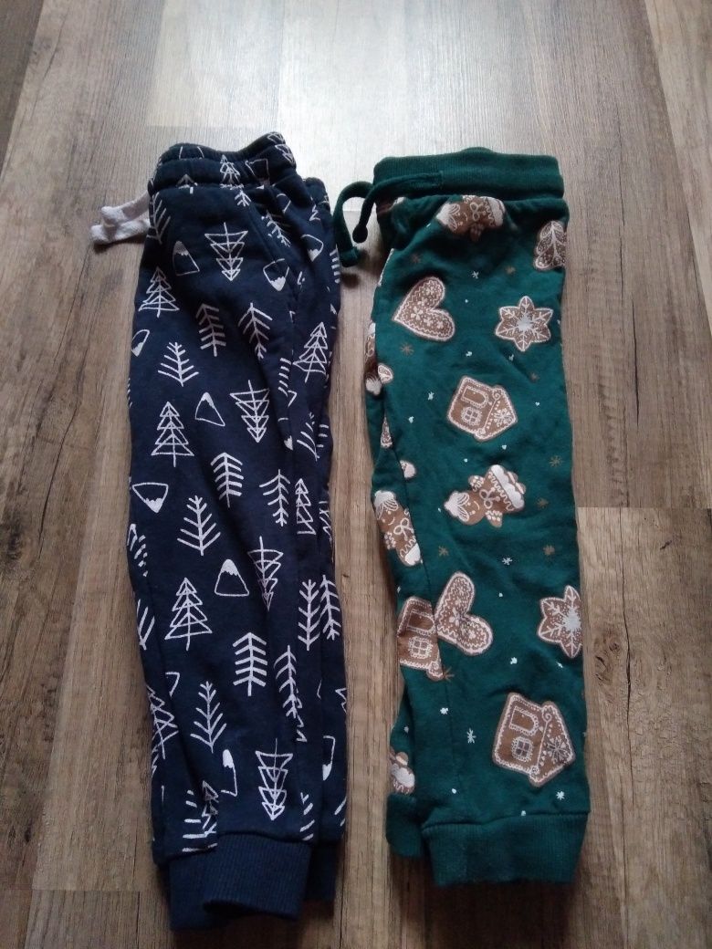 2 x spodnie niemowlęce 86 cm Pepco