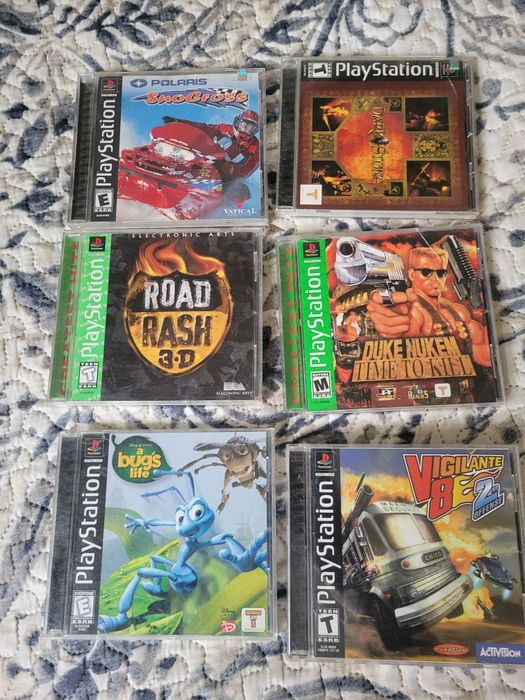 Na sprzedaż 6x gry na ps1