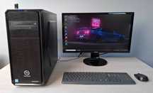 Komputer stacjonarny i5, 500GB SSD, GF1050Ti, 8GB RAM, Monitor 24"