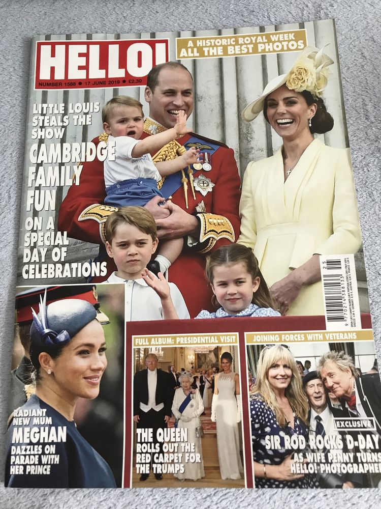 Hello z 17.06.2019 Trooping the Colour Kate Middleton Prince William