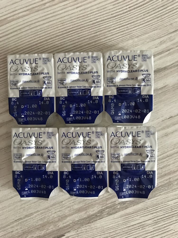 Контактні лінзи ACUVUE Oasys