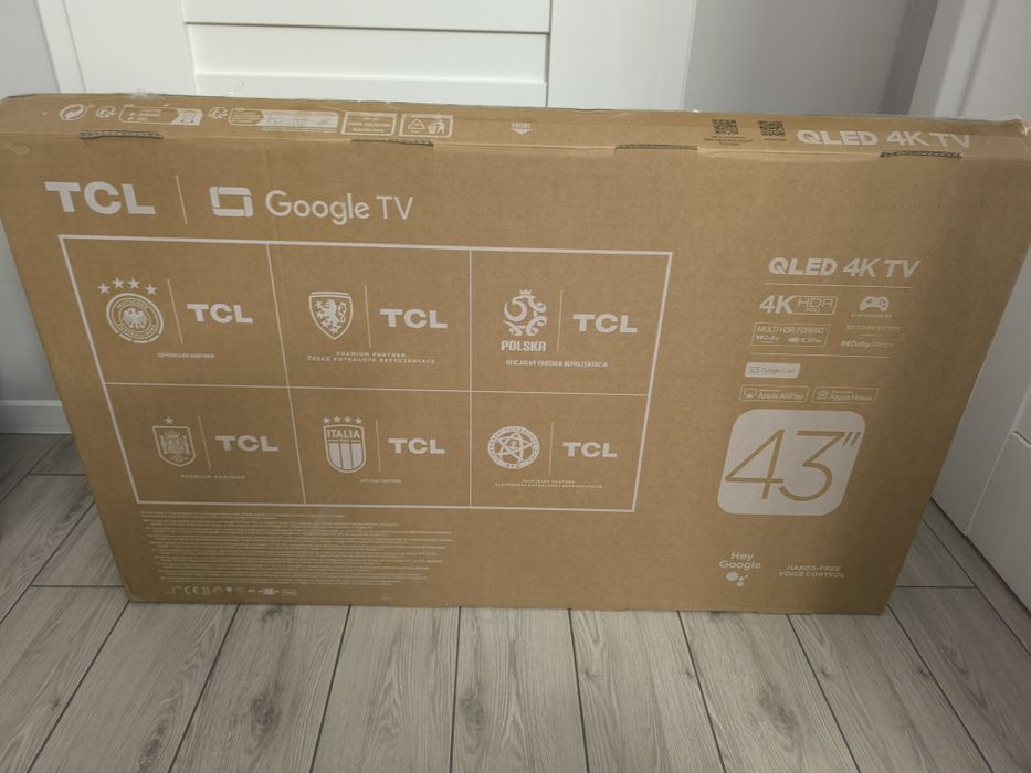 Nowy telewizor QLED TCL 43C655 4K GoogleTV