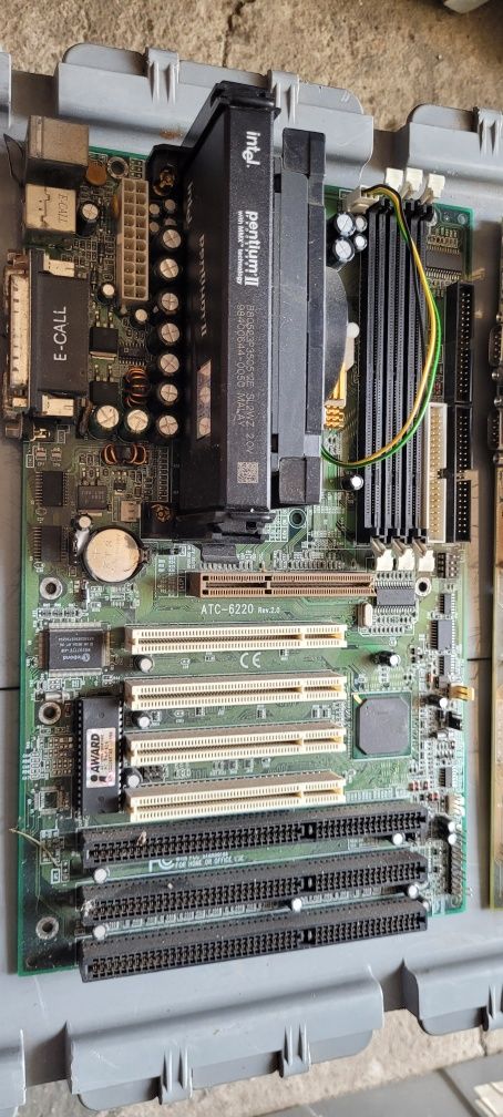 Retro części. Pentium 2, ram, karty, zasilacze itp.