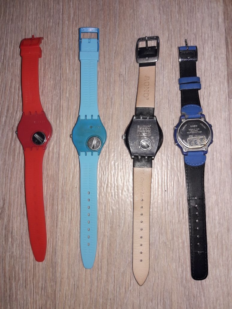 Часы Swatch, Casio, Nike