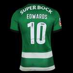 Camisola Sporting  Mark Edwards usada autografada