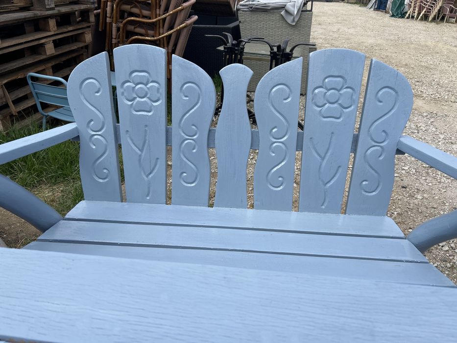 Zestaw komplet debowy z krzywymi nogami