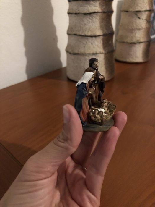 Presépio miniatura em resina
