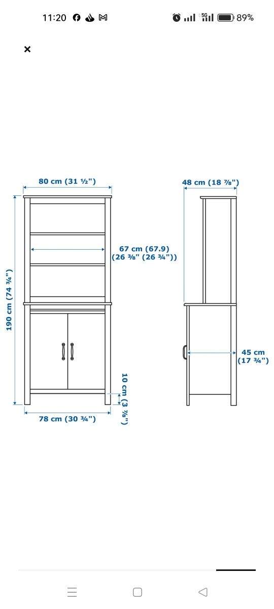 Móvel Brusali IKEA Ótimo estado