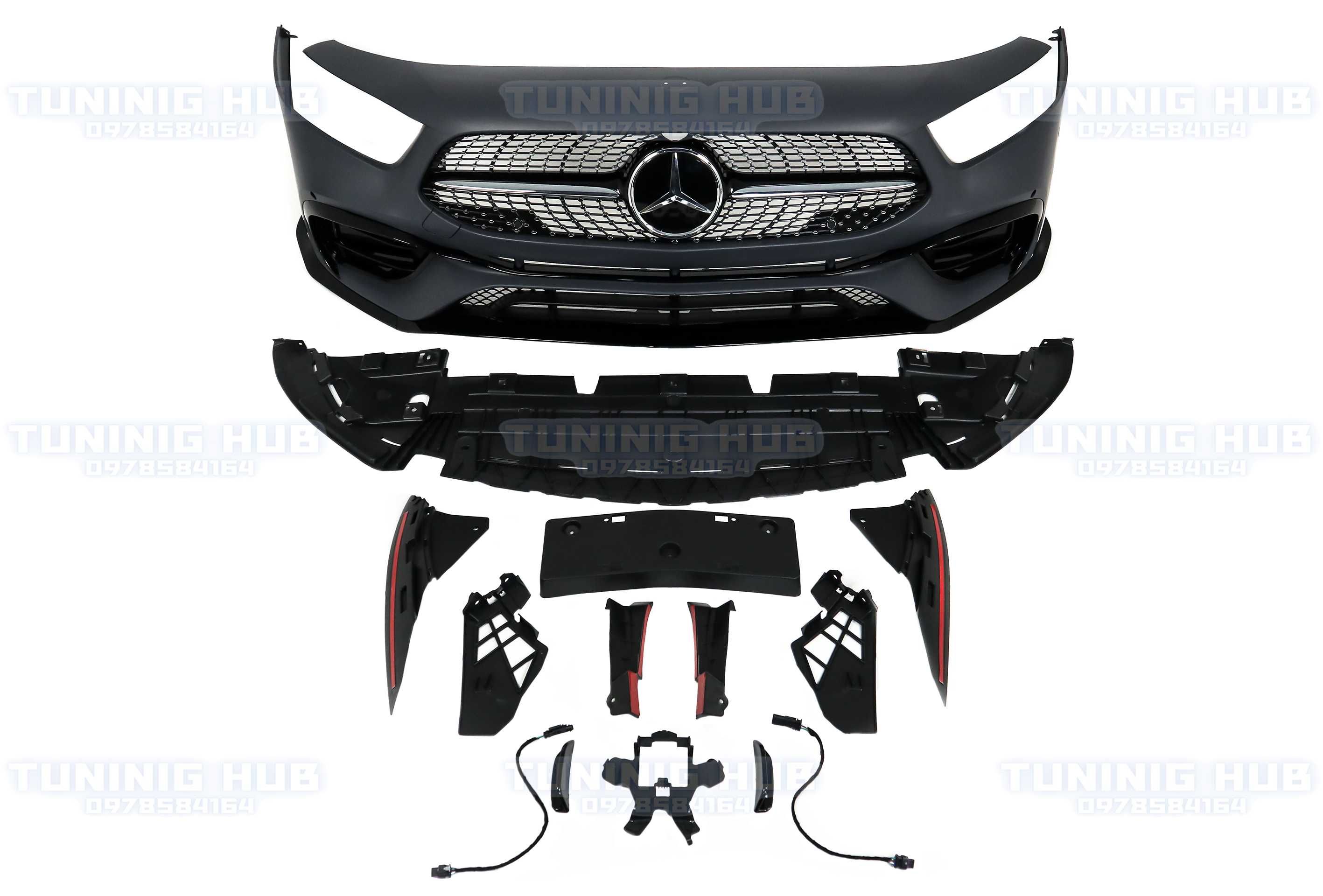 Передний бампер мерседес Mercedes A-Class W177  стиль AMG мерседес амг