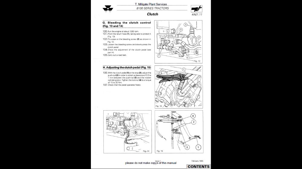 Massey Ferguson seria 8100 instrukcja napraw