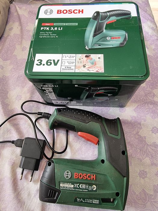Zszywacz akumulatorowy Bosch PTK 3,6V