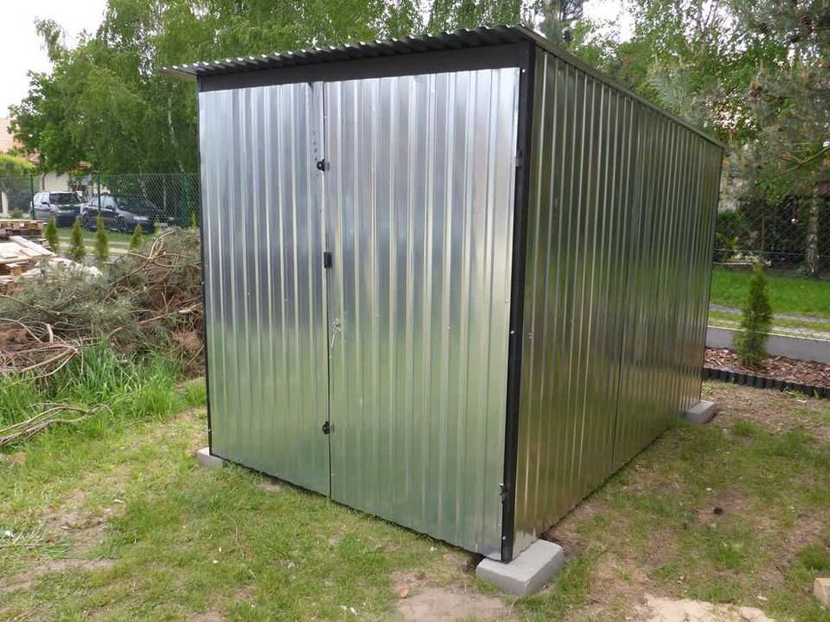 Garaż blaszany  Blaszak na budowę Garaże blaszane PRODUCENT