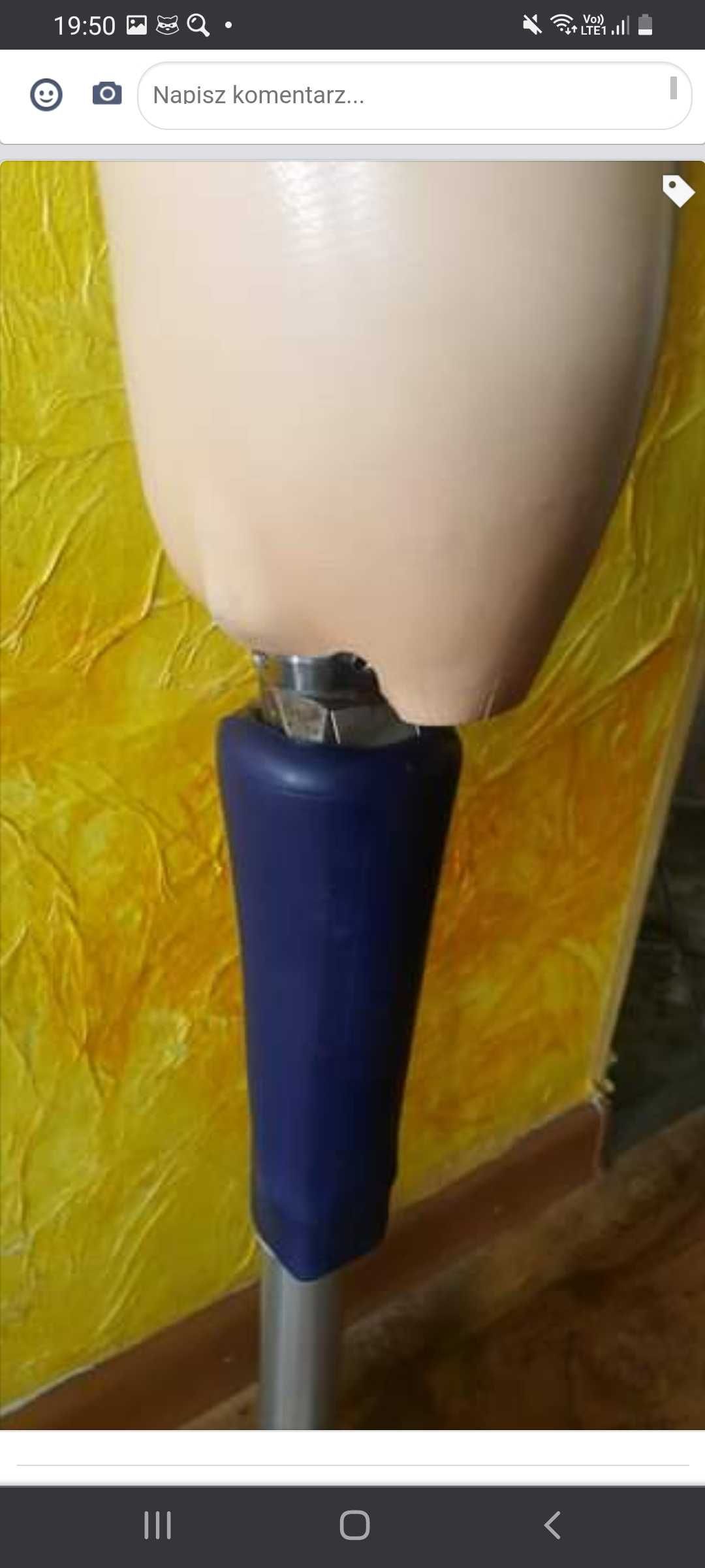 Proteza nogi prawej otto bock gratisowo proteze firmy  Tomplast