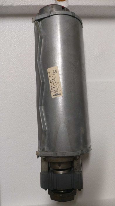 Ventilador tangencial retirado duma salamandra a pelets