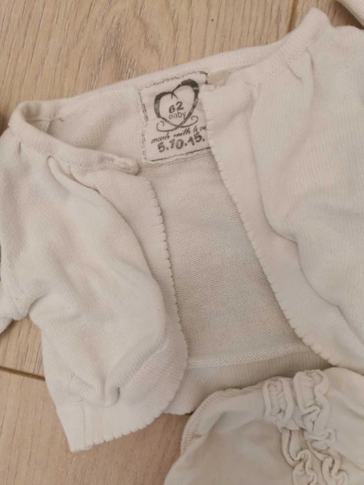68 Zestaw ubranek dla dziewczynki chrzest święta