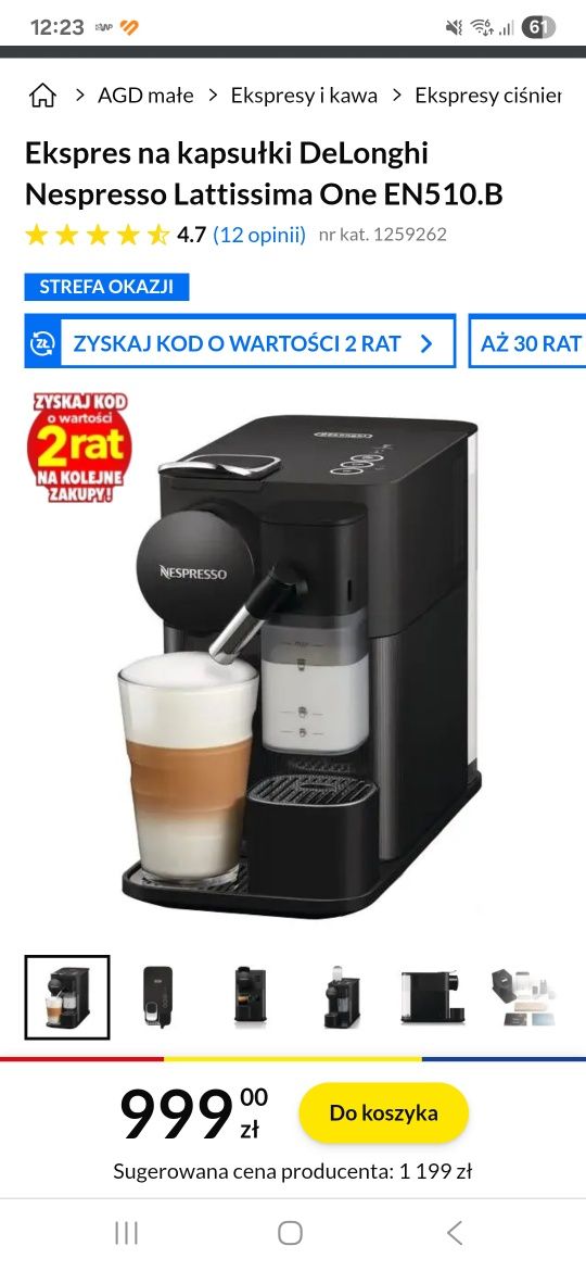 Ekspres do kawy DeLonghi EN510.B