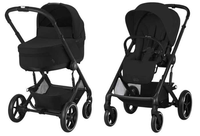 Wózek CYBEX BALIOS S LUX Moon Black kol 2025 folia i adaptery