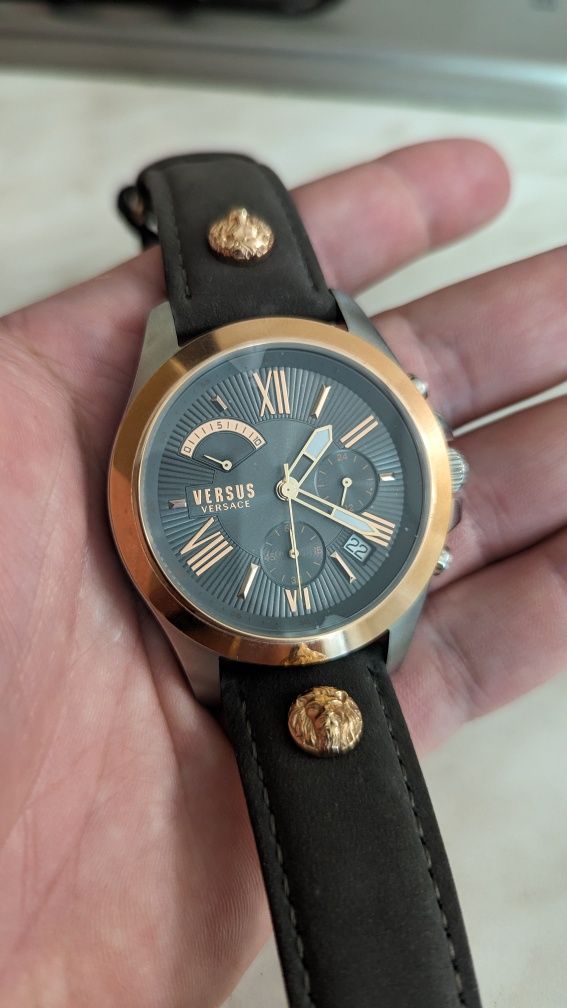 Часы Versus Versace унисекс, годинник Італія хронограф