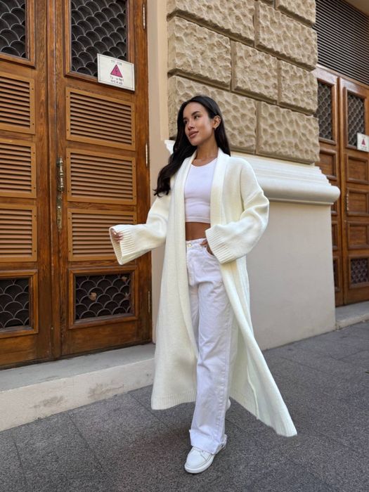 Молочный кардиган