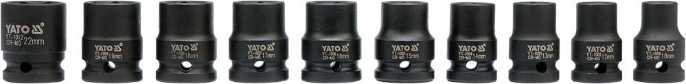 Головки торцеві ударні 1/2" для гайковерта YATO YT-1025