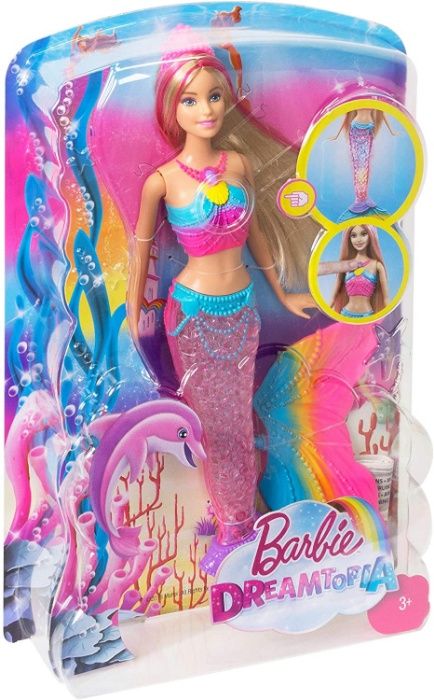 Кукла Барби Русалочка со светящимся хвостом, Mattel