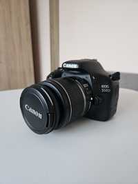 Aparat lustrzanka Canon 550D + obiektyw Canon EF-S 18-55mm f/