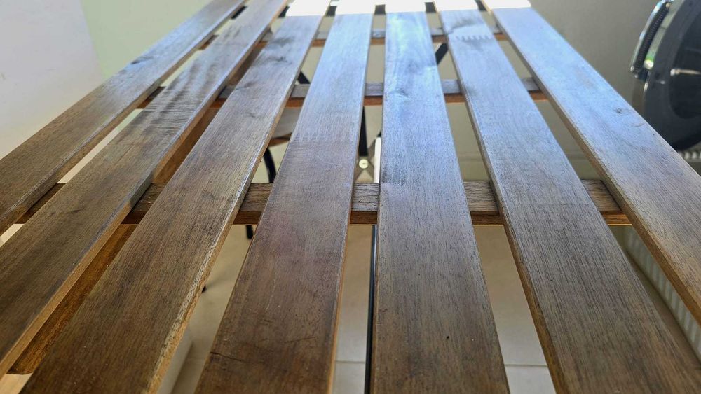 IKEA TÄRNÖ Mesa, exterior, preto, castanho - 100x54 cm