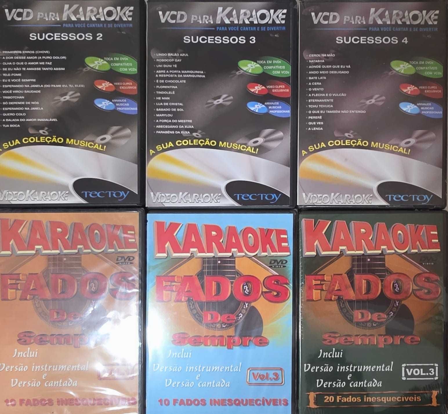 Dvd’s Karaoke Fados de sempre/ Super exitos/ Sucessos Ref: Lj2 hifi