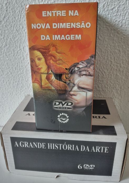 A Grande História da Arte Interactiva - 6 dvd's novos