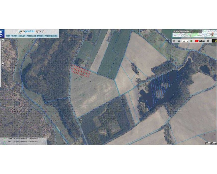 Działka budowlana w otoczeniu lasów i jezior Kołczygłowy/Darżkowo