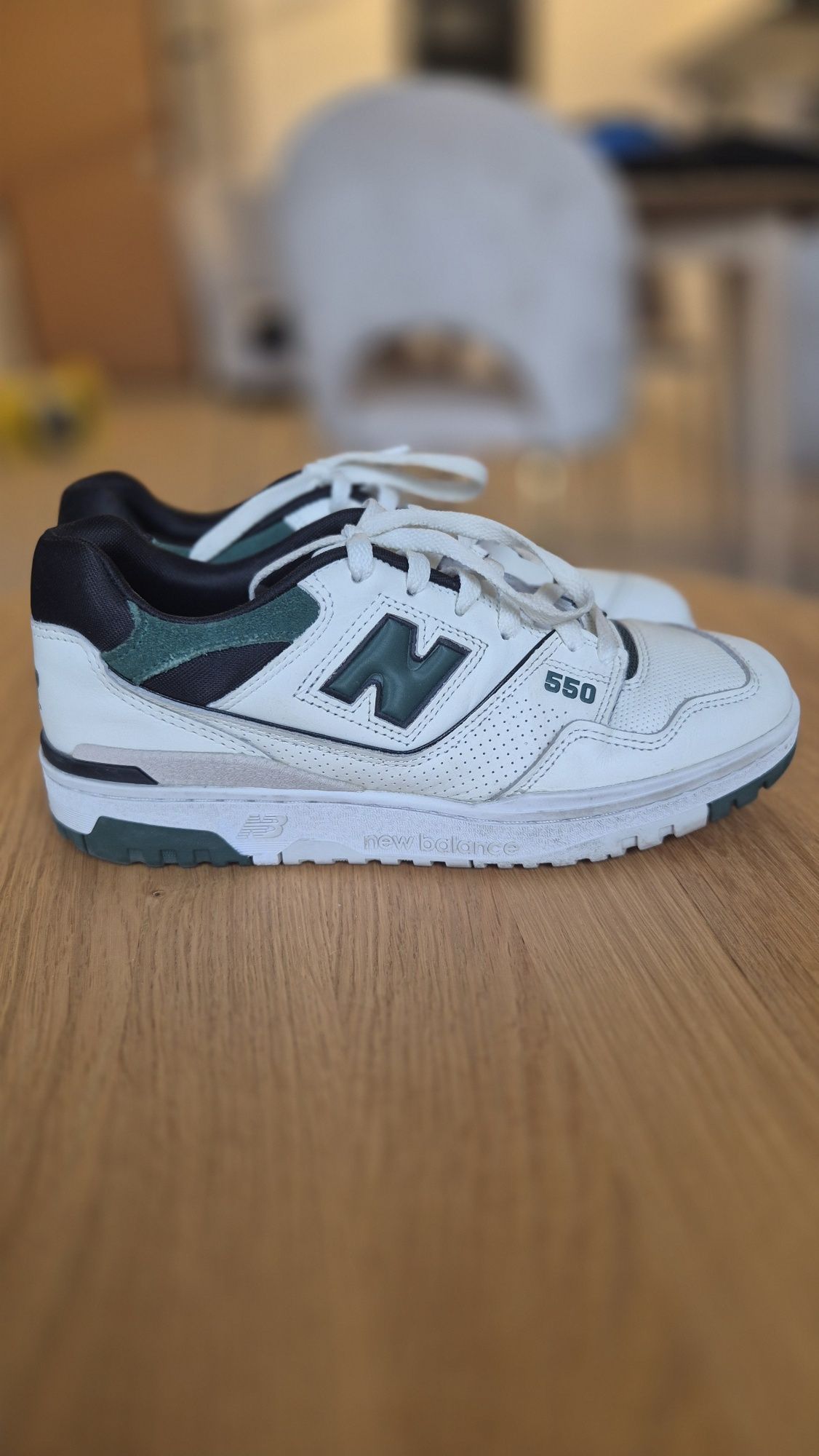 New balance 550 zielone