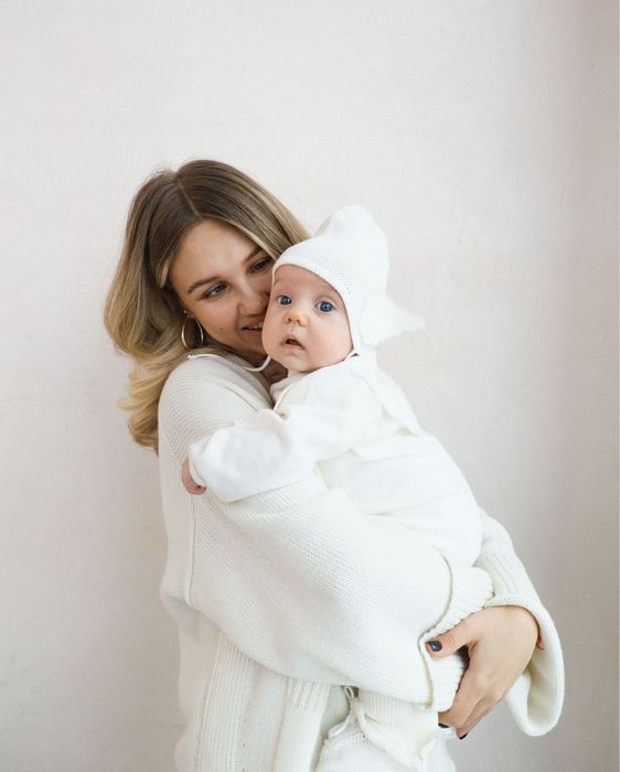 Трикотажний дитячий комплект ninos alegres 0-3, cheri.kids