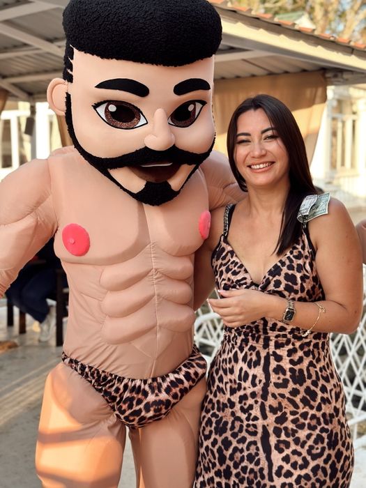 Стриптизер шуточний Поліцейський  ростова кукла